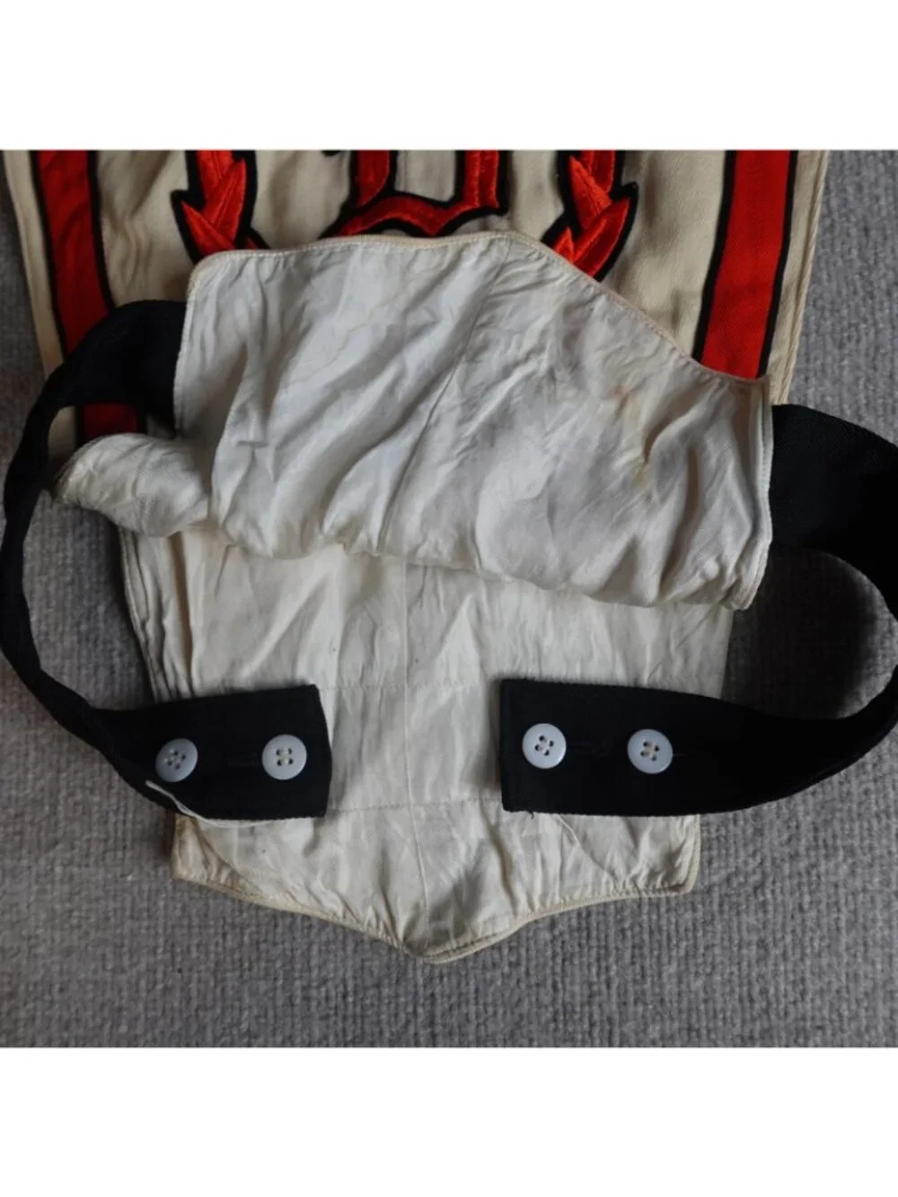 Marching Band Vest  XS Beige Dunbar Vintage Ostwald 70s